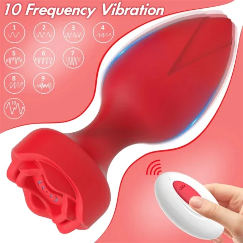 Plug Anal Vibrador 10 frecuencias