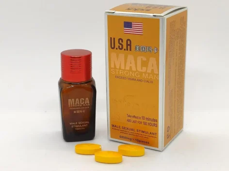potencializador maca strong man 10 pastillas