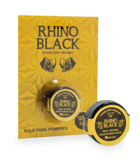 crema para masajes rhino black