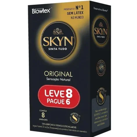 preservativos skyn original, paga 6 lleva 8