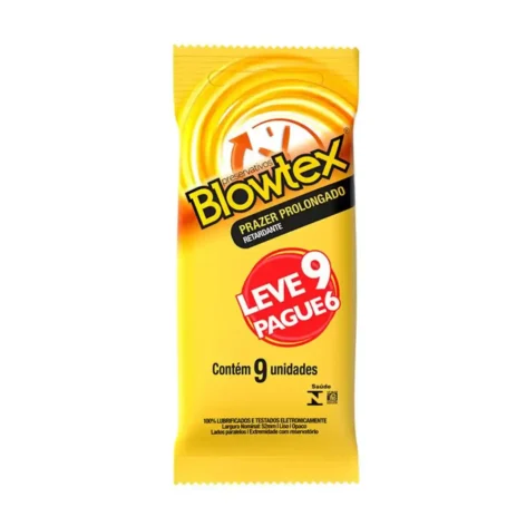 preservativos blowtex prazer prolongado retardante