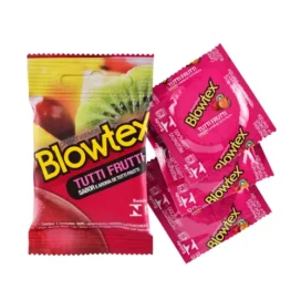 condones blowtex sabor y aroma a tutti frutti