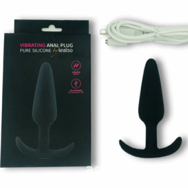 Plug Anal Vibrador de Silicona Lealso