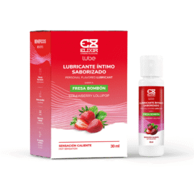 Lubricante Íntimo Saborizado Elixir Fresa Bombón