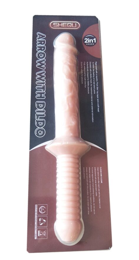 Dildo 2 en 1 Shequ Arrow With Dildo