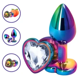 Plug Anal Tornasol con joya