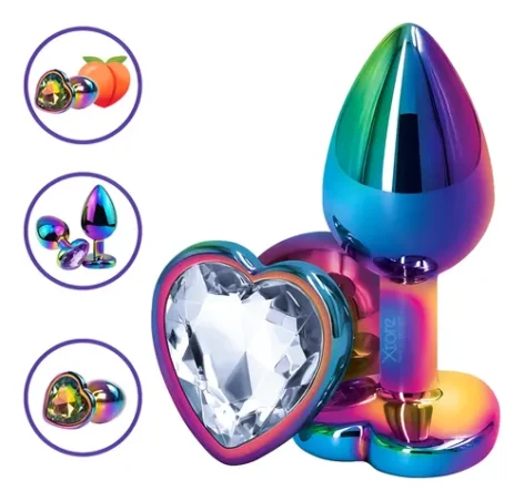 Plug Anal Tornasol con joya